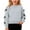 1Light Gray66, variant on XAOFW Kids Sweatshirts Fuzzy Lined Long Sleeve Warm Bowknot Solid Color O-Neck School Sport Trendy Party Night Tops