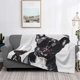 thumbnail image 2 of Fotbe Cool French Bulldog Wine Manta de Franela con Estampado, Manta Ultrasuave para Cama, Sofá, Auto, Hipoalergénica y Antibolitas-40"x30", 2 of 6