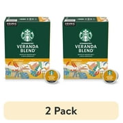 (2 pack) Starbucks Veranda Blend, Blonde Roast K-Cup Coffee Pods, 32 Count K Cups