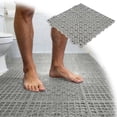 thumbnail image 3 of Bath Mats Non- Shower Mats 12x12 Inch Extra Soft Bathroom Mat Water Absorbent Fatigue Bath Anti- Mat 6 Colors 1PC, 3 of 6
