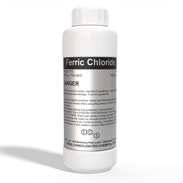 Cloruro férrico CCS 100 ml grabador para PCB, 99% de pureza