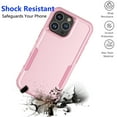 thumbnail image 5 of For iPhone 16 Pro Max 5G Case ,Sturdy Phone Case for iPhone 16 Pro Max 5G 6.9 inch ,Tiflook Shockproof Protection Heavy Duty Armor Hard Plastic & Rubber Rugged Bumper 2-in-1 Case Cover ( Pink ), 5 of 6