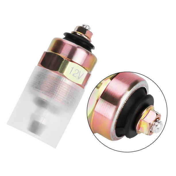 Lyumo Car Shutdown Fuel Shut Off Solenoid Switch Valve 12v For Fuel Solenoid Switch Shutdown Solenoid Switch Walmart Com Walmart Com