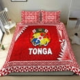 thumbnail image 5 of Escudo de Armas de Tonga Juego de Cama Versión Simplificada Rojo Lt8, 5 of 5