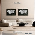 thumbnail image 4 of Elephant Stock Pork Cut Diagram Wall Art - Horizontal Canvas Wall Art - Kitchen Wall Decor - Hobbies And Lifestyle Canvas - Black And White Decor - 48" x 32", 4 of 8