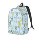 thumbnail image 1 of Disketp Cartoon Cat print Canvas Backpack Lightweight Travel Daypack Student Rucksack Laptop Backpack-Medium, 1 of 5