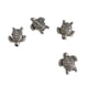 thumbnail image 1 of Inteprter Cuentas espaciadoras versátiles de 50 piezas para complementar cualquier pieza de joyería, accesorios de joyería, componentes Artesanía, 1 of 6