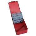 thumbnail image 4 of Professional Twist Drill Bit Holder Empty Drill Bit Case with Indexed Slots Iron Storage Box for Long Service Use, 4 of 13