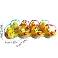 thumbnail image 3 of Aodebiao Easter Egg Decorations Plastic Chick Figurines for Home Party Tabletop Display Spring Easter Bunny Basket Fillers, 3 of 8