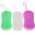 thumbnail image 1 of FELTECHELECTR 3 esponjas de silicona para ducha y baño (color aleatorio), 1 of 7