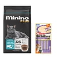 thumbnail image 1 of Minino Plus 10 kg + Churu Hairball Snack con 4 tubos de 14g, 1 of 3