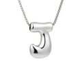 thumbnail image 1 of Collar con Inicial Personalizado para Mujer y Mamá - Colgante de Aleación Bañado En Plata, Regalo de Joyería con 12 G de Peso | Acabado Galvanizado, 1 of 2