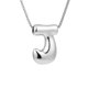 thumbnail image 1 of Letter Necklace Silvery Initial Letter Necklace Personalized For Her Mom Necklace, 1 of 8