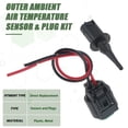 thumbnail image 5 of Outside Ambient Temperature Sensor & Plug Harness Pigtail for Mercedes-Benz E550, 5 of 9