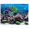 thumbnail image 1 of HLONK Fish Tank Decor Paper  PVC Adhesive Underwater Coral Aquarium Fish Tank Background Poster Backdrop Decoration Paper, 1 of 6
