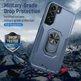 thumbnail image 2 of XIHAMA Shockproof Military Grade Cell Phone Case for Samsung Galaxy S21, Blue, 2 of 3