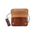 thumbnail image 2 of Mascorro Men's 6" Embossed Eagle Antique Biker Chain Leather Wallet AB412-42, 2 of 2