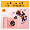 thumbnail image 6 of Kodak Smile+ Wireless 2x3 Digital Instant Print Camera with Effect Lenses & Zink Technology, Pink, 6 of 9