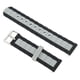 thumbnail image 5 of Correa de silicona ajustable de 20 mm para reloj inteligente Amazfit GTS 3/GTS 2/Bip S/Bip U (negro y gris), 5 of 14
