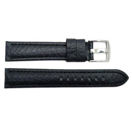 Genuine Textured Leather Panerai Black 20mm XL Watch (Best Aftermarket Panerai Straps)