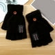 thumbnail image 5 of Caliente de punto convertible Flip Mitones Top Fingerless Hombres Guantes de Invierno Hombres Guantes Mitones de punto Flip Medio dedo Guantes, 5 of 5