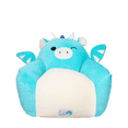 thumbnail image 2 of Squishmallows Official Tatiana Bean Bag Chair - 30 in Wide Kids Squishy Soft Chair, Blue, 2 of 6