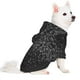 thumbnail image 2 of Balery Black And White Dotted Sudadera con Capucha para Perros Pequeños – Ropa para Mascotas, Disfraz para Perros y Gatos, Ideal para Fiestas y Cosplay-Medium, 2 of 7