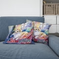 thumbnail image 2 of Watercolor Hello Winter Exotic Shorthair Chill Christmas Welcome Pillow Cushion Double Sided Cat Lover Kitten Owner Gifts Throw Pillow - 00016, 2 of 4