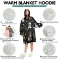 thumbnail image 5 of Wearable Oversized Blanket,Dog Breeds Wearable Blanket Hoodie for Adults,Cozy Hooded Blankets with Super Pockets,Super Warm Fuzzy Pullover for Women & Men, 5 of 6