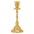 thumbnail image 1 of Candelabros cónicos dorados Candelabro dorado Candelabro individual Candelabro dorado Rendimiento de alta gama Jadeshay A, 1 of 8