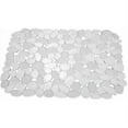 thumbnail image 1 of iDesign Pebblz Large Plastic Sink Grid, Non-Skid Dish Protector Mat for Kitchen, Bathroom, Basement, Garage, 11.75" x 15.75" - Clear, 1 of 2