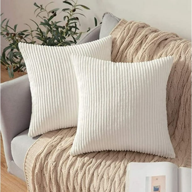 Corduroy zippered pillow covers cheap