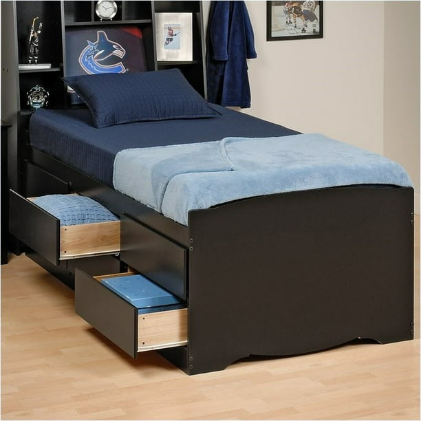 Pemberly Row Tall Twin Platform Storage, How Long Is An Extra Long Twin Bed Frame