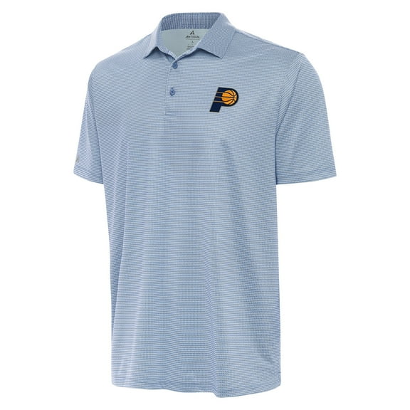 Men's Antigua Aqua/White Indiana Pacers Rings Polo