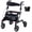 Grey, variant on Rollator Walker for Seniors with Seat, Lightweight Foldable All Terrain Rolling Walker, Aluminum Walkers with 8" Rubber Wheels, 17" Big Seat, 6-Level Adjustable Height, 350 lb Capacity, Grey