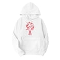 thumbnail image 6 of XIAONU Womens Hoodies Crayfish Print Kangaroo Pocket Hoodie Long Sleeve Oversized Drawstring Hooded Pullover Sweatshirt, 6 of 6