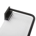 thumbnail image 2 of LAZIOEGR Floating Shelf Space Aluminum Acrylic Wall Mounted Decorative Storage Shelving Unit for Kitchen Bathroom Living Room Bedroom 15.7 inches / 40 cm Black Finish, 2 of 9