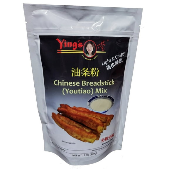Ying's Light and Crispy Chinese Breadstick (Youtiao) Mix, 12 oz Pouch