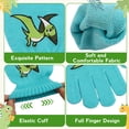 thumbnail image 3 of Bocaoying 6 Pairs Kid's Winter Magic Gloves, Full Fingers Stretchy Knitted Glovesfor Boys or Girls, Children Warm Wool Lined Gloves, Toddler Knitted Ski Mittens for Ages 3-10, 3 of 7