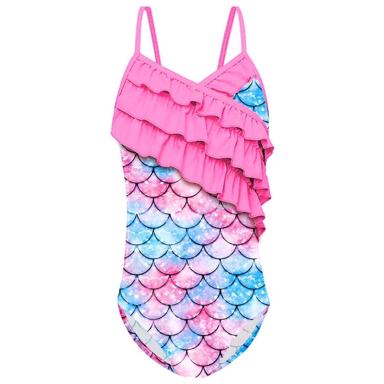 Maillot De Bain 2 Pièces Fille - Motif Fraises, Pour Plage Et Piscine, Tailles 130 à 160 (7-12 Ans)