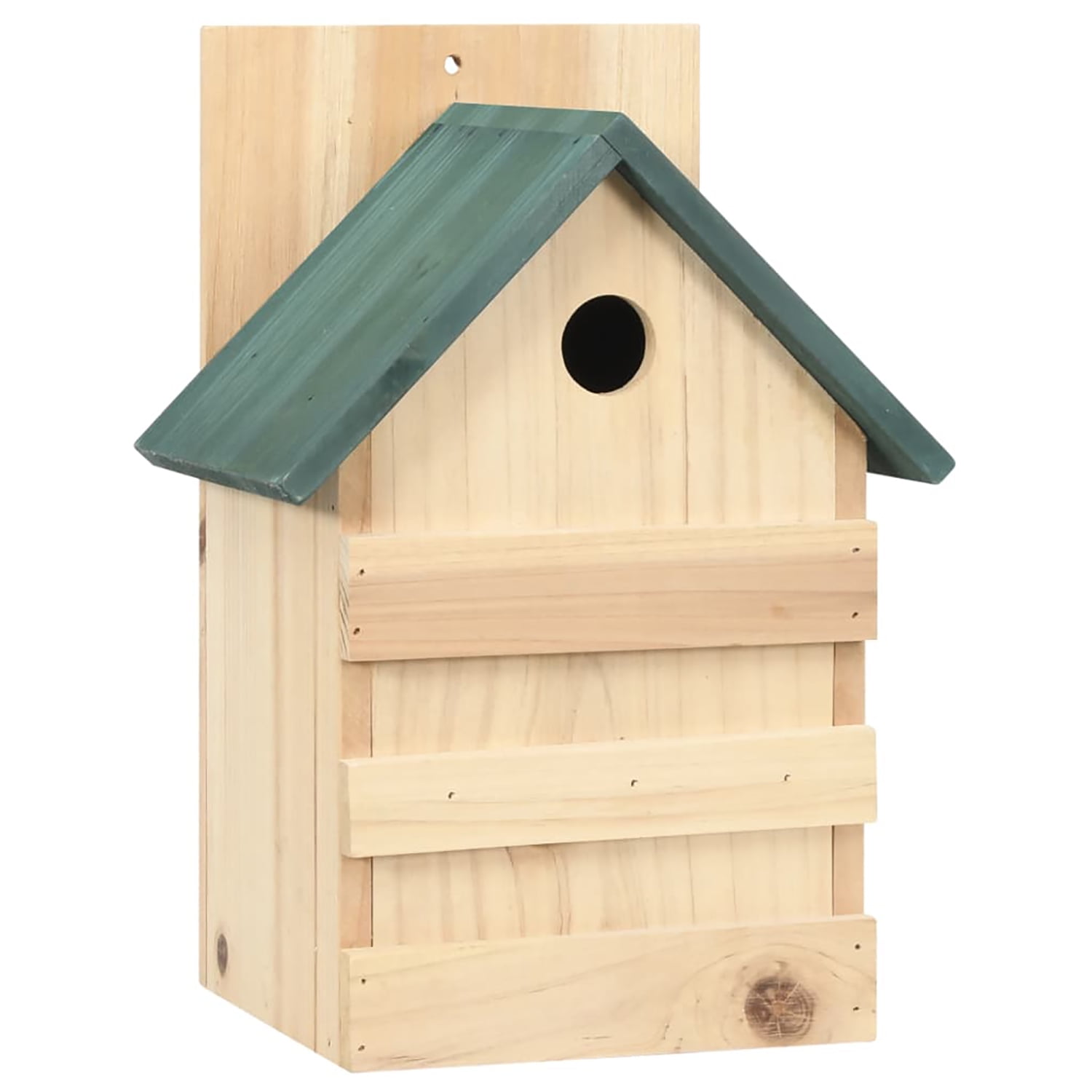 Pefilos 13" Bird Box House, 4 pcs Wood Bird Houses for Outside, Birdhouse for Clearance Garden Country Cottages, Beige Pefilos 13" Bird Box House, 4 pcs Wood Bird Houses for Outside, Birdhouse for Clearance Garden Country Cottages, Beige