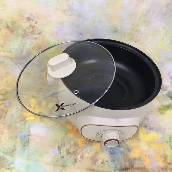 XIANGGANGNAKI Electric Non-Stick Fry Pan, Adjustable Temperature Control, for Frying, Sautéing, Grilling & More