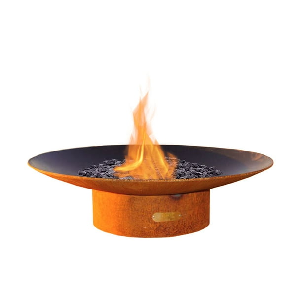 Fire Pit Art Asia Gas Propane, Tabletop Lp Gas Fire Pit With Electronic Ignition And Lava Rocks