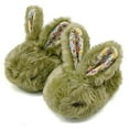 thumbnail image 2 of Hpapadks Kids Slippers Winter Cozy Bunny Fleece Shoes Soft Indoor Outdoor Slip On Comfortable Footwear Boys Shoes Green, 2 of 6