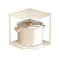 thumbnail image 2 of Kitchen Small Corner Shelf Rack, Household Pot Fan Shaped Space Saving Carbon Steel Cookware Stand Storage Organizer Pot Holder for Kitchen Dish Drying Rack, 2 of 7