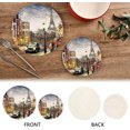 thumbnail image 4 of Eiffel Tower 2 Pack Pot Holders Trivets, Heat Resistant Hot Pads for Kitchen Table Decoration Trivets for Hot Dishes/Pot/Bowl/Teapot/Kitchen Hot Pads Trivets, 7" + 9.45", 4 of 7
