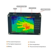 Upgraded MLX90640 Infrared Thermal Imager, High-Resolution Portable Thermal Sensor, Non-Contact Temperature Tester, Built-in Rechargeable Battery