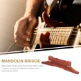 thumbnail image 4 of Miangastore Mandolin Wooden Bridge Replacement Mandolin Bridge Music Instrument Accessory, 4 of 9