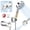 Chrome, variant on Bathtub Faucet With Filtered Handheld Shower Head 6 Spray Modes From Rain To Powder Tub Spout Diverter 79" Extra Long Hose High Bath Sprayer Attachment(chrome)