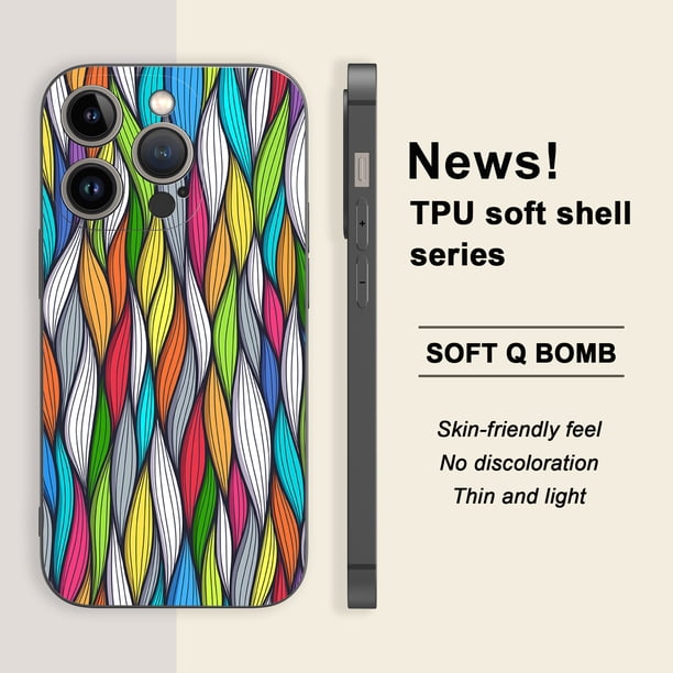 Moderno y divertido: ¡Consigue una elegante funda plateada mate de doble capa para iPhone 15 Pro Max y más!